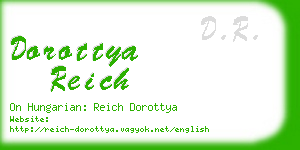 dorottya reich business card